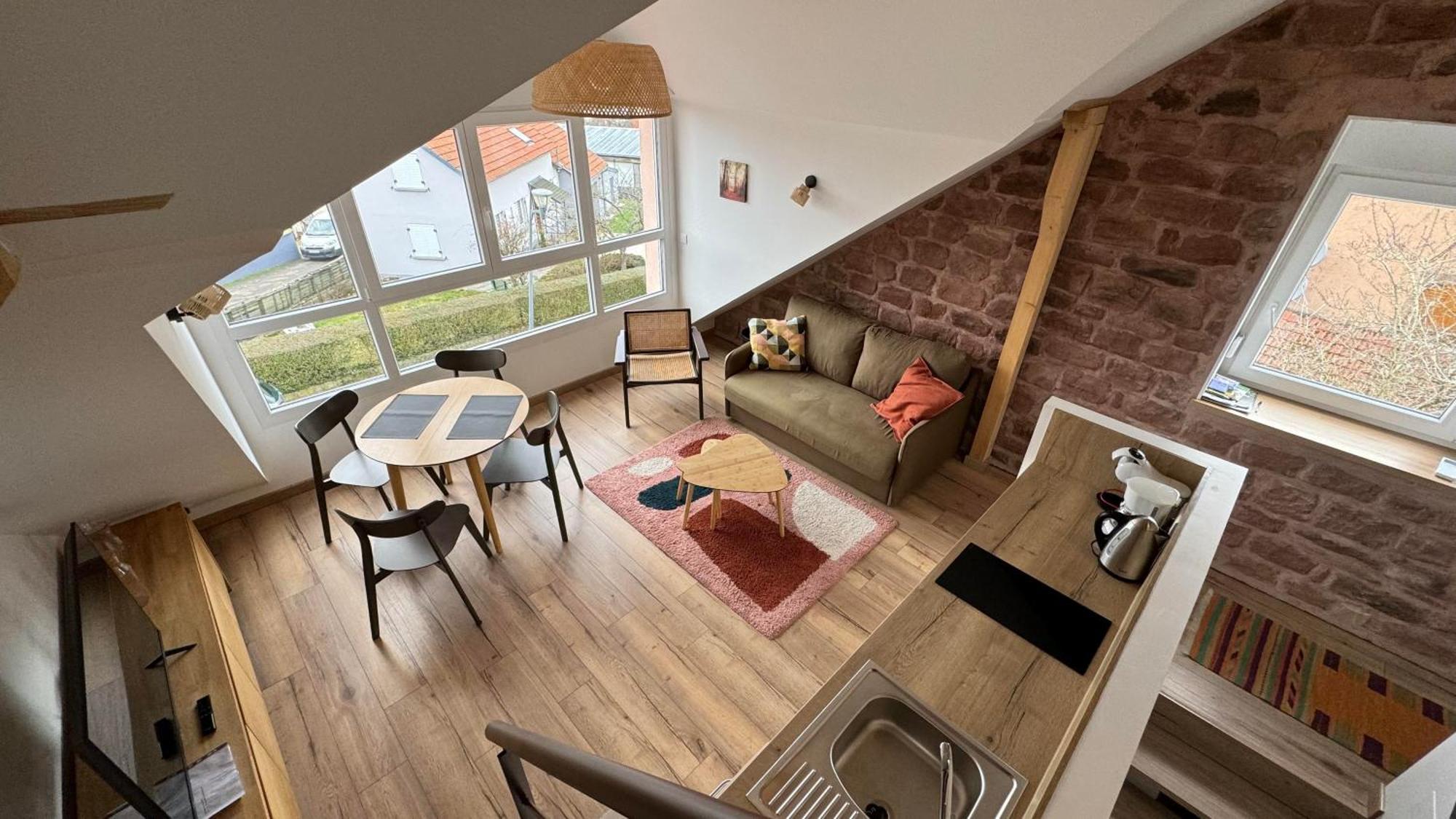 Le Pommier - Appt Avec Jardin Partage Apartman Puberg Kültér fotó